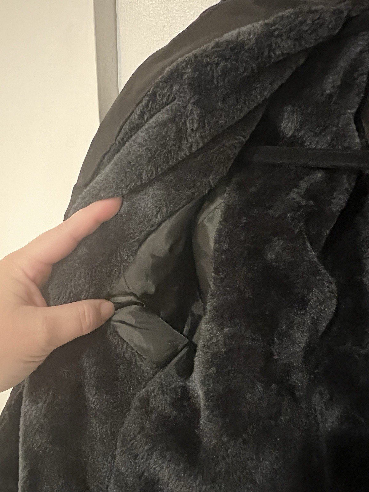 MOERDENG Men's Unco & Boror Winter Jacket Medium Faux Fur Lined Black No Hood