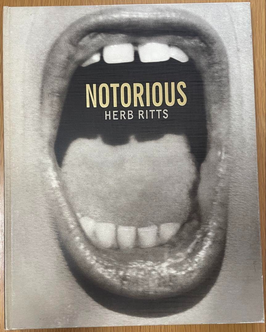 NOTORIOUS / HERB RITTS 写真集 ハードカバー USED Notorious Herb Ritts Photo book Photography large hardcover