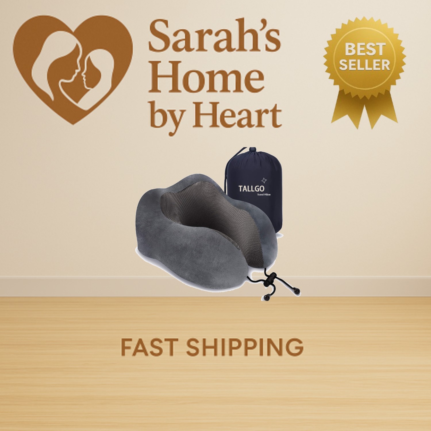 Travel Pillow, Best Memory Foam Neck Pillow Head Support Soft Pillow for Slee...-image