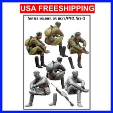 1/35 Scale Resin Figures Assembled Model Kit Historical Military Miniature Un...