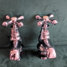 Bristan Colonial Traditional Chrome Bath Taps K 3/4 C