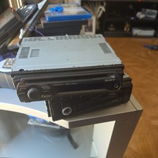 Reproductor de CD FM/AM MP3 WMA Sony CDX-GT21W placa frontal desmontable sin probar