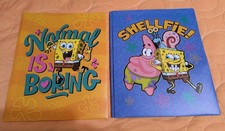 SpongeBob Squarepants 3-Prong Poly Folders w/pockets Set of 2(11.6 in X 9.5 in.)
