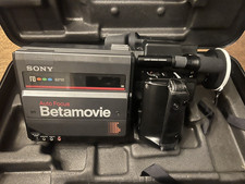 Vintage SONY BETAMOVIE BMC-220 BETAMAX Video Cassette Camcorder Case Untested