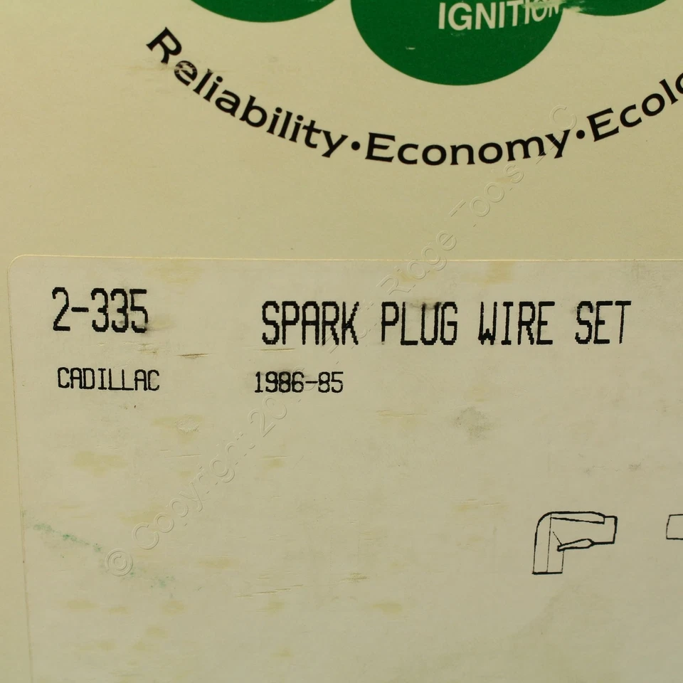 Cable de encendido de bujía Filko 2-335 para 85-86 Fleetwood 86 Eldorado Seville V8 Foto 4 de 4