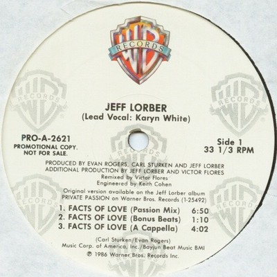 Jeff Lorber - Facts Of Love, 12'', (Vinyl)