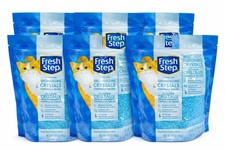 Fresh Step Deodorizing Crystals 6-Pack 15oz Fresh Scent- Litter Box Odor Control