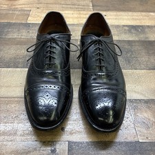 Allen Edmonds Mens Strand Dress Shoes SZ 12 Black Leather Cap Toe Oxford