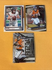 2025 Prizm/Optic Bo Nix lot x3 NM no dupes Denver Broncos