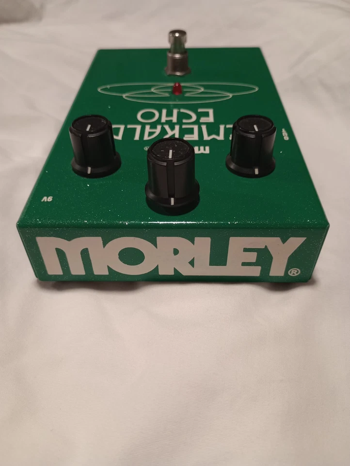 Pedal efecto retardo reverberación analógico vintage Morley Emerald Echo 1997  Foto 3 de 4