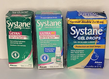 Mixed Lot Systane ULTRA PF / Gel Eye Drops Bottle 10mL, 0.34 oz. Exp. 03/2026