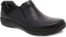 Dansko Women's Neci Leather Work Shoe, Black, Women's Size 41 EU US 10.5-11 