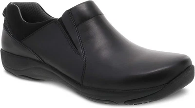 Dansko Women's Neci Leather Work Shoe, Black, Women's Size 41 EU (US 10.5-11)