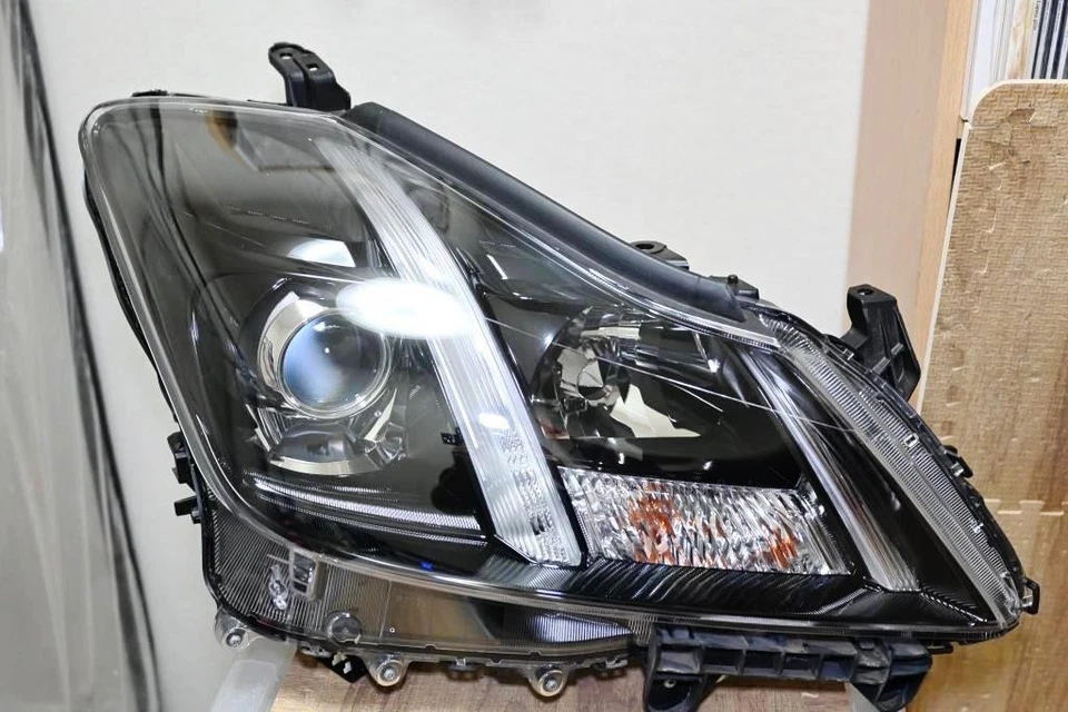 TOYOTA Crown GRS200 HID Headlights Assembly GRS202 GWS204 Black Finish - Изображение 3 из 4