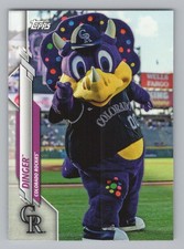 Dinger 2020 Topps Opening Day Mascots Colorado Rockies