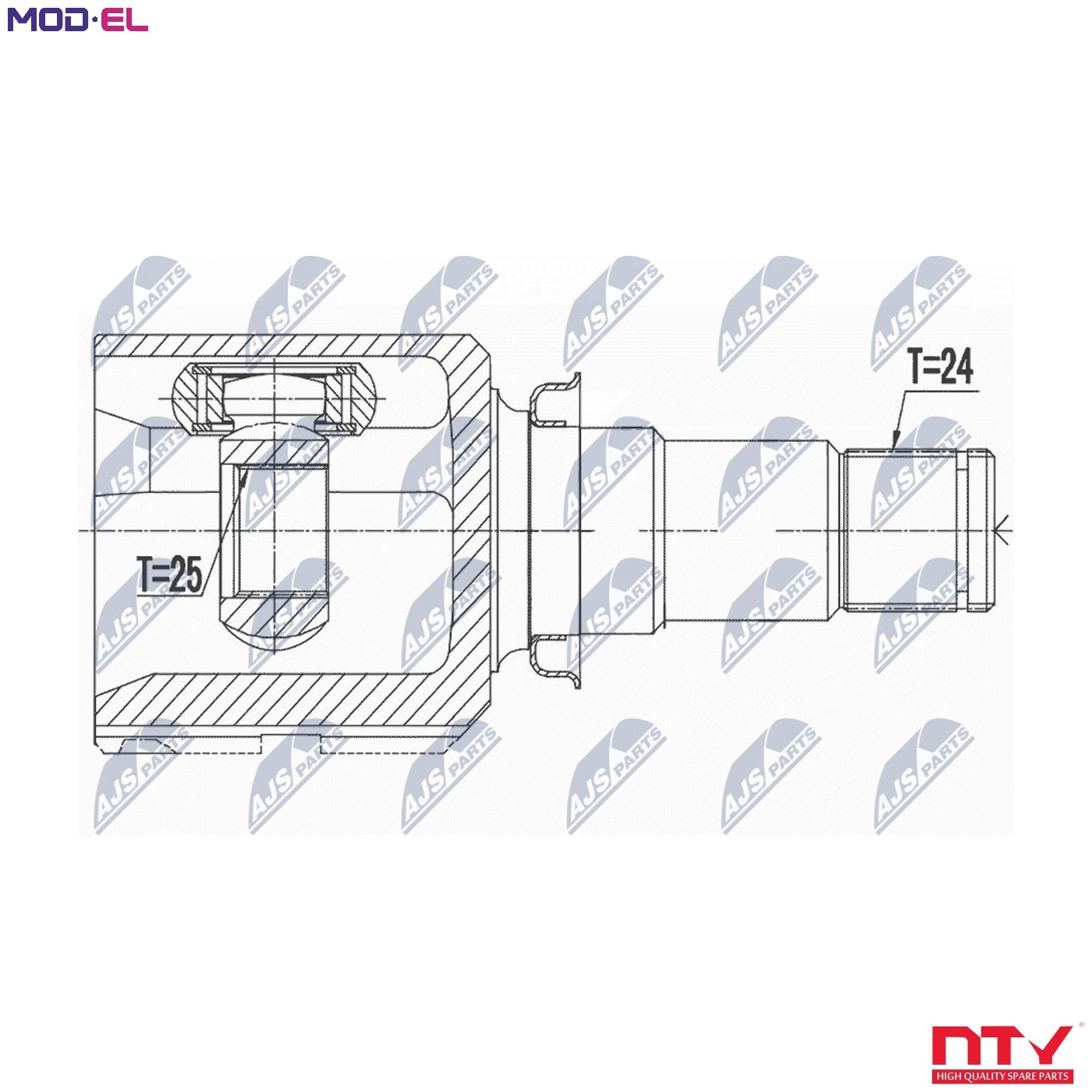 Fits NTY NPW-TY-158 INNER CV JOINT ⭐UK Stock⭐ - Image 10