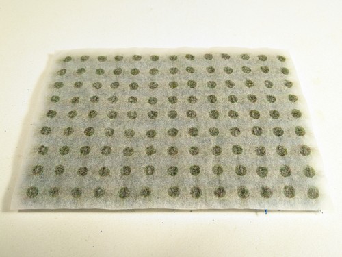 BLUE FLOWERS 117 Self-Adhesive 8mm TUFTS per Sheet SUPER STICKY Fast US Shipping - Picture 7 of 7