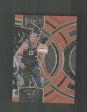 2024 Panini Select WNBA #138 Chelsea Gray Prizms Orange #/125