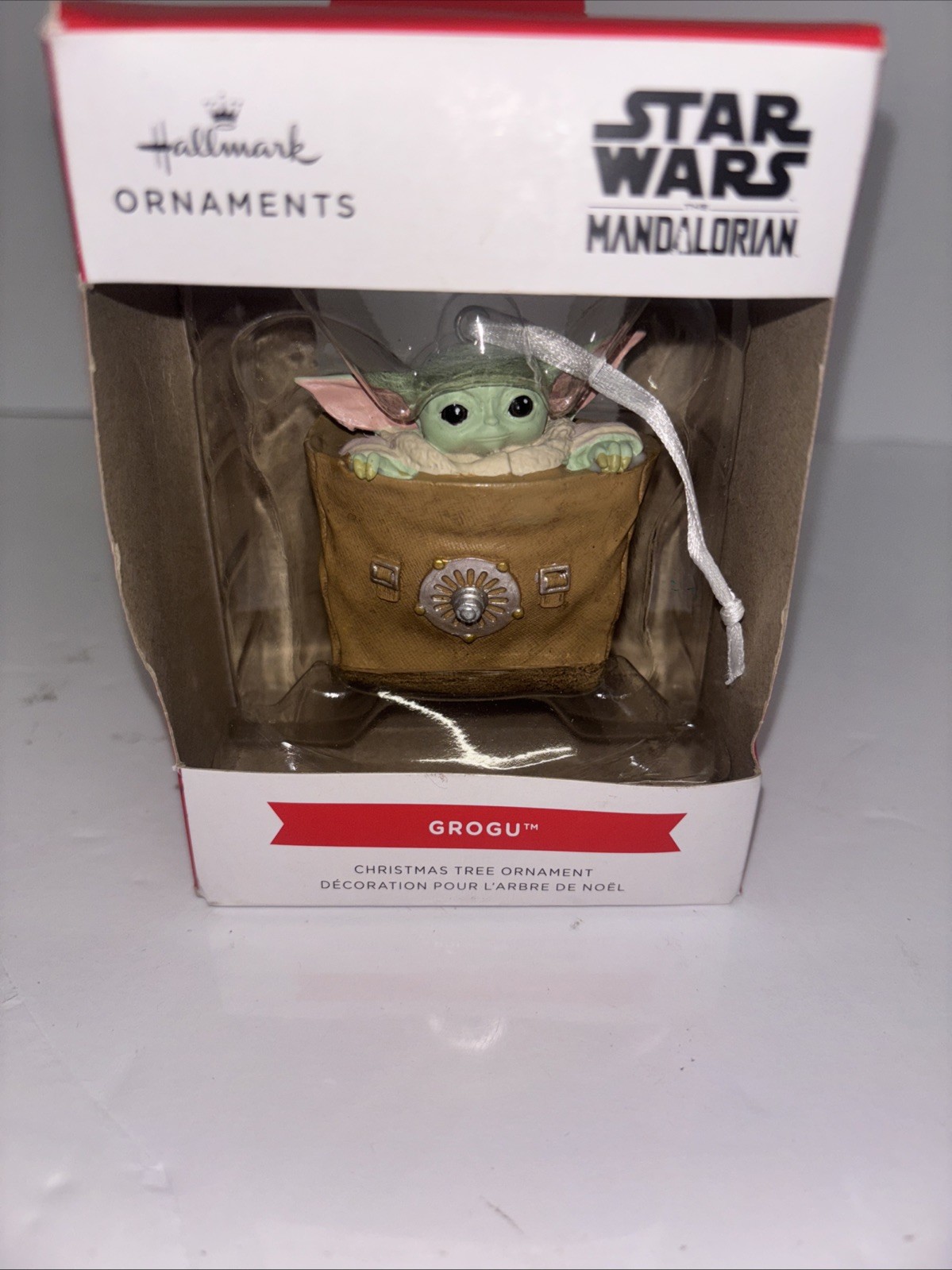 Hallmark Grogu In Satchel - The Mandalorian Star Wars - Gift Ornament NEW