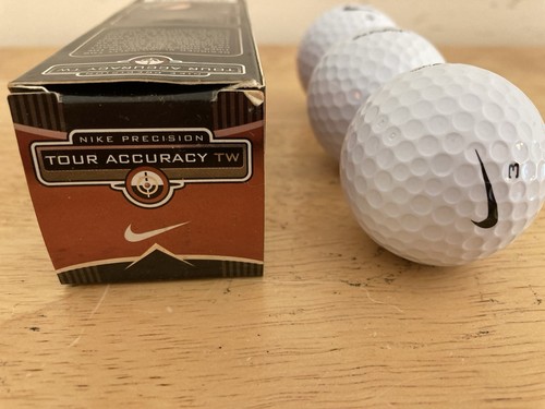 NEW Nike Precision TOUR ACCURACY TW Tiger Woods Collectible Vintage 3 BALLS RARE - Picture 15 of 19