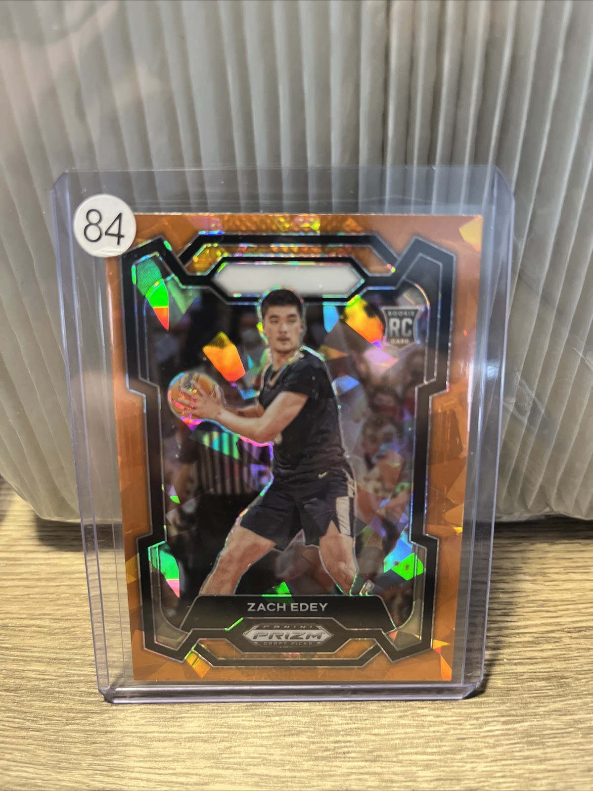 2024-25 Panini Prizm Draft Picks - Zach Edey #1 Orange Ice Prizm (RC)