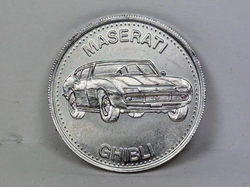 Hot Wheels Redline 1972 Maserati Ghibli Shell’s Coin Game Token (#1)