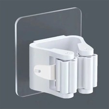 Mop Broom Holder Self Adhesive Mop Grip Holders Wall Mounted Broom Hanger UK.
