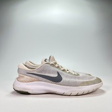 Nike Flex Experience RN 7 White Gray Running Shoes 908996-100 Women's Size 8