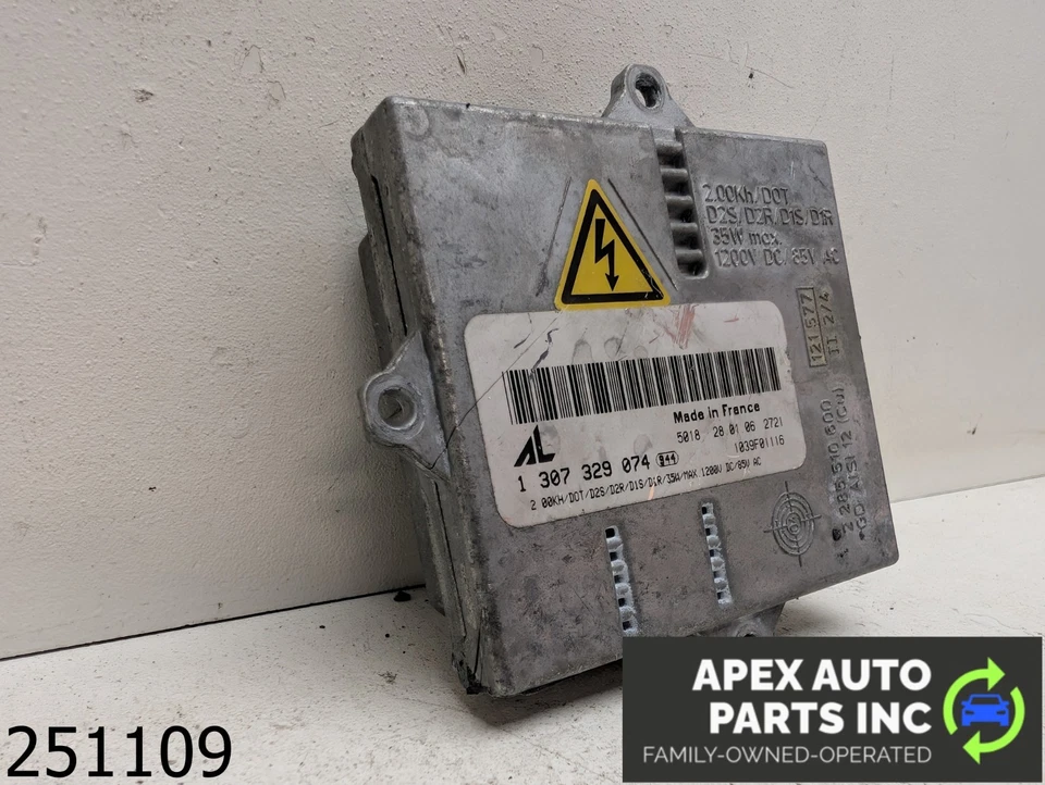 BMW 650i 2006 4,8 L lastre de xenón unidad de control de bombilla HID módulo de computadora fabricante de equipos originales Foto 2 de 4