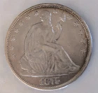1875 Seated Liberty Silver Half Dollar VF Very Fine U.S. 50c