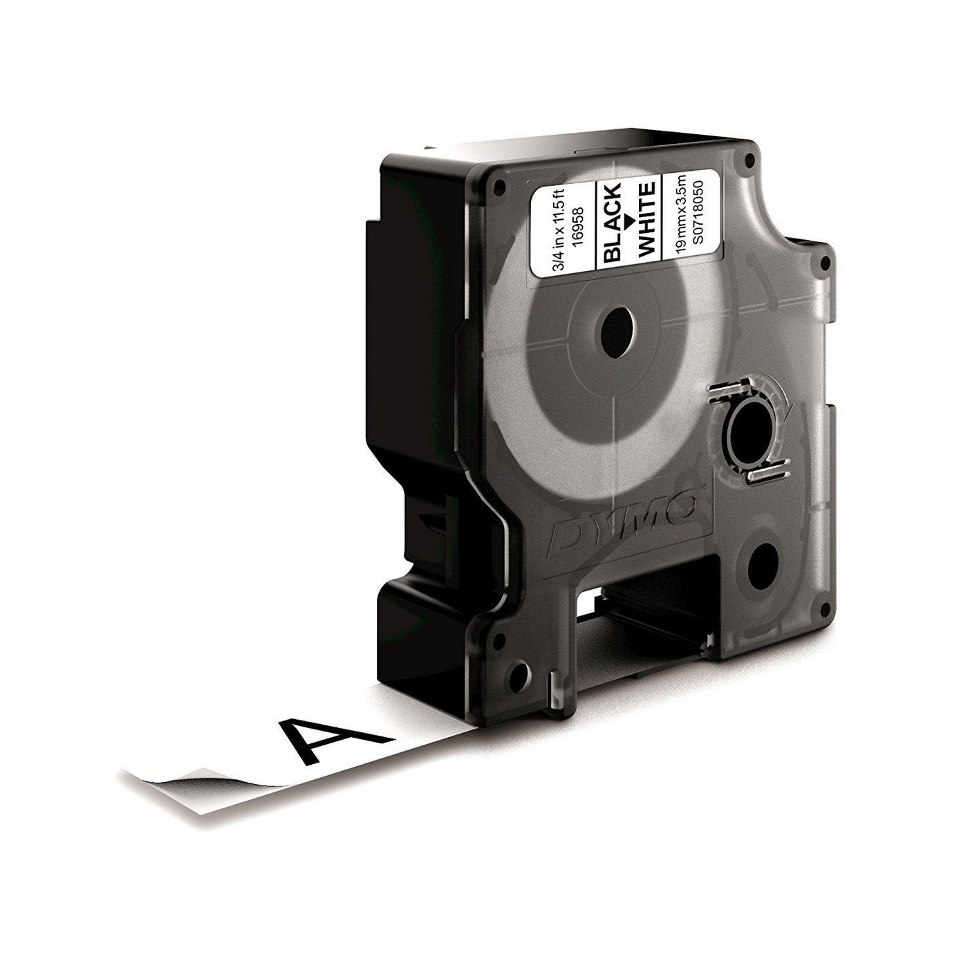 DYMO S0718050 Label machine tapes labels black plastic standard length - Image 10