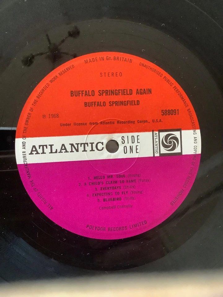 Buffalo Springfield - again LP UK 1968 plum Atlantic laminated cover 1ST A1/B1 - Image 2 of 4