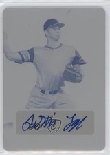 2020 Leaf Trinity Auto Printing Plate Cyan 1/1 Justin Lange #A-JL1 Auto 10yf