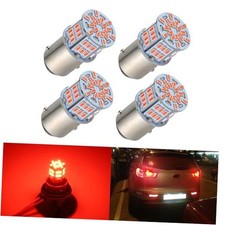 4PCS LED Bulb Brake Tail Light 12V-24V Super Bright 2357 1157 Brilliant Red