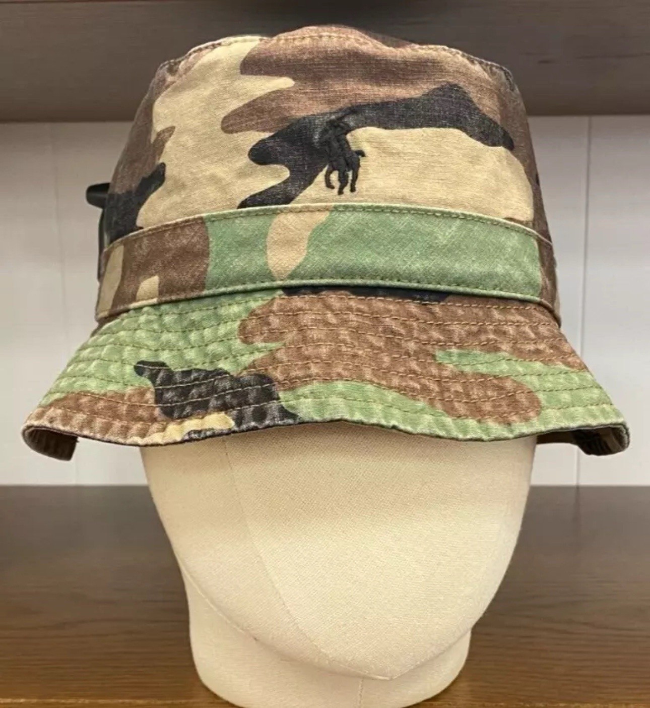 Cappello Polo Ralph Lauren Pony Camo Bucket (Verde Marrone) Edizione Limitata Taglia L XL
