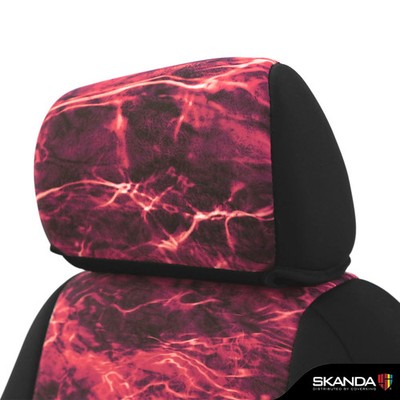 Coverking Mossy Oak 1st Row Elements Crimson Custom Seat Covers