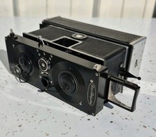 ICA Polyscop Stereo Camera w/ Carl Zeiss Tessar 6.5cm f4.5 Lens