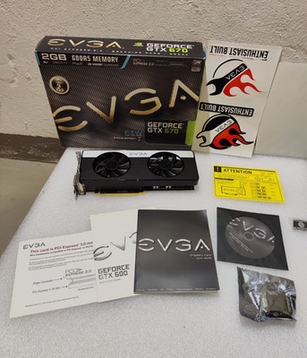 EVGA GeForce GTX 670 FTW 2GB OVP PCIe Grafikkarte getestet 