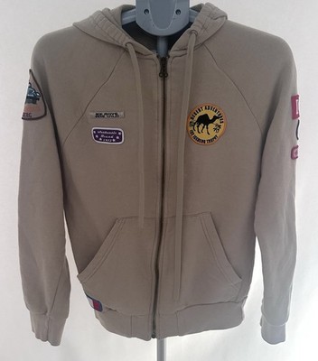  ICE ICEBERG Zip Patch Hoodie Sz M