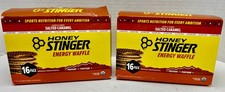 x2 Honey Stinger Energy Waffle Salted Caramel x16ct Per Box BB: 8/2026