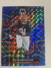 2024 Panini Mosaic - Trey Hendrickson #48 Reactive Blue Mosaic Prizm
