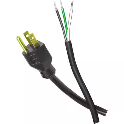 9 Ft. 14/3 Medium Duty Tool Replacement Cord, Black