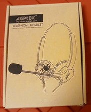 AGPTEK Headset and Telephone Call Center Headset Special Wire Headset with Mic