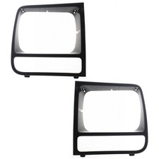 For Jeep Cherokee 1998 99 00 2001 Headlight Door Driver And Passenger Side Pair