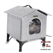 Cat House for Indoor/Outdoor Cats in Winter - Waterproof - Fully Insulated