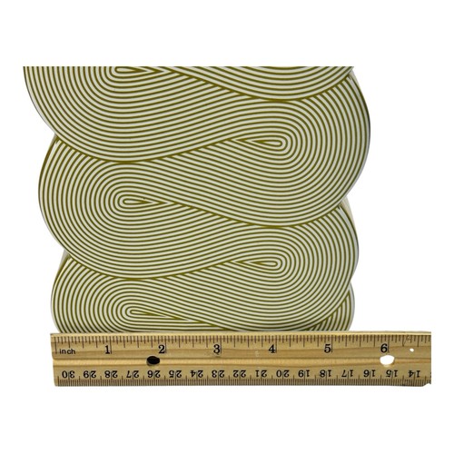 Jonathan Adler - Vaso Pompidou ocra 11,7” verde - Foto 7 di 21