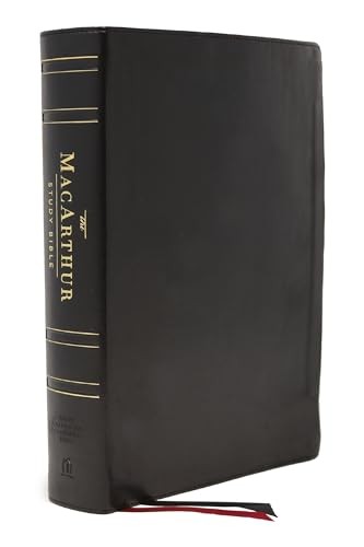 NASB, MacArthur Study Bible, 2nd Edition, Genuine Leather, Black, Thumb Indexed, Comfort Print, Leatherbound Hardback, - Image 4