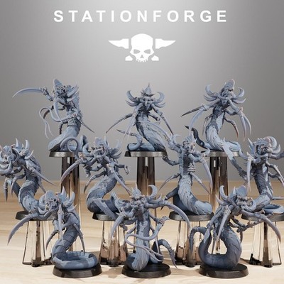 Xenarid Serpents x10 Leviathan Fleet Printed Talons/Claws Hive Bugs Miniatures