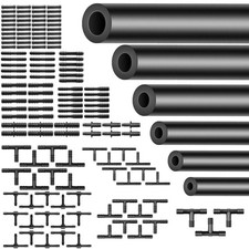 Silicone Vacuum Hose Kit 6PCS 5FT 1/8" 5/32" 3/16" 1/4" 5/16" 3/8" ID High