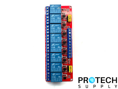 8 Relay Module High / Low Level Trigger with WARRANTY
